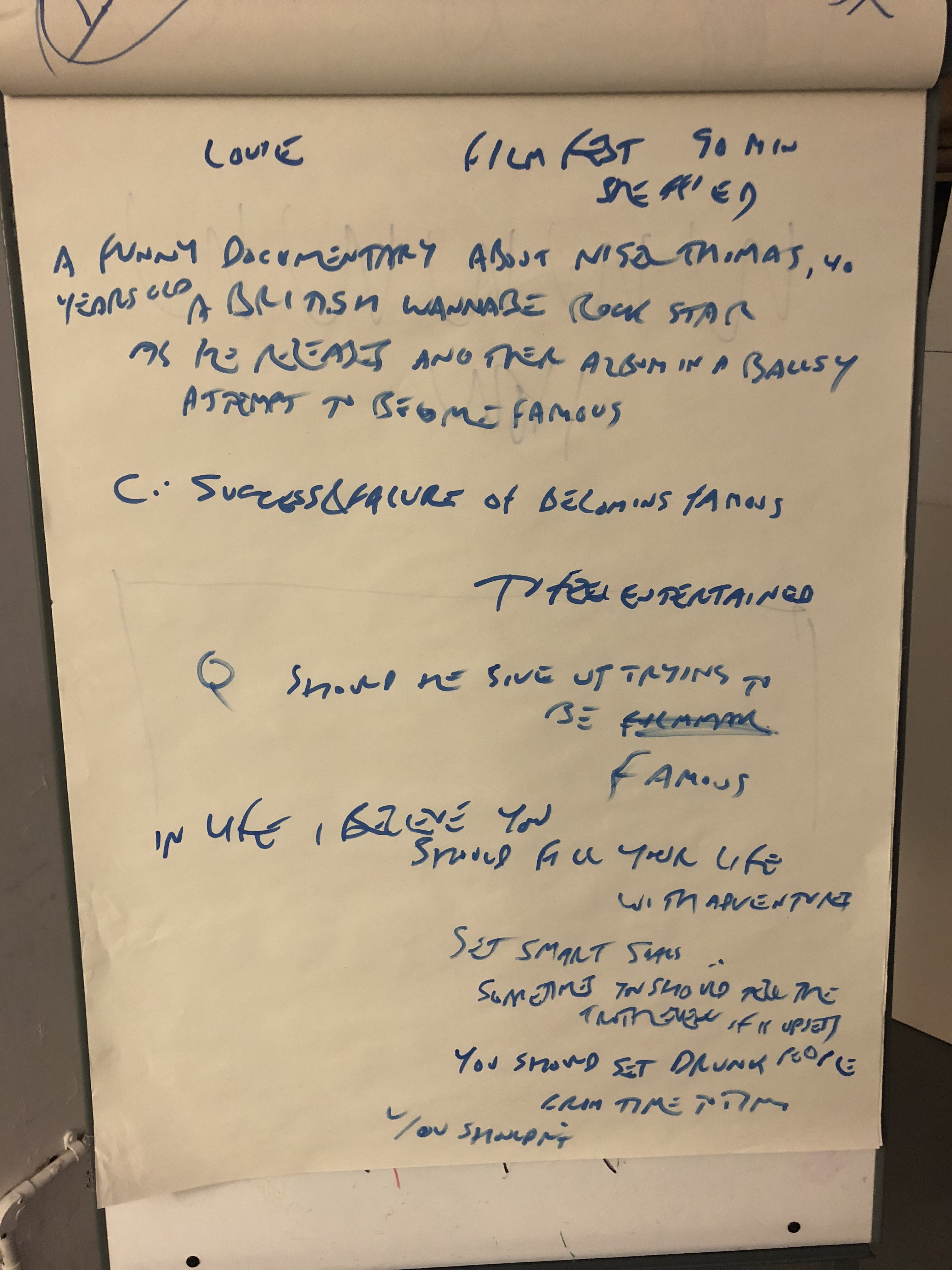 A funny documentary that follows Nigel Thomas, nearly 40, a British musician, actor, and wannabe indie rock star as he releases his latest album in another ballsy attempt to become famous.